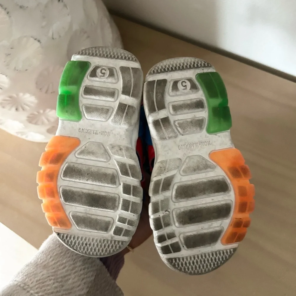 Cocomelon Kids Size 5 Colorful Velcro Sandals with Cartoon Characters